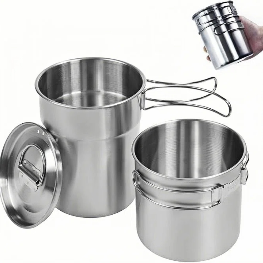 Outdoor Camping Kitchen Set - 접이식 캠핑컵 머그컵 캠핑 냄비 조리기구