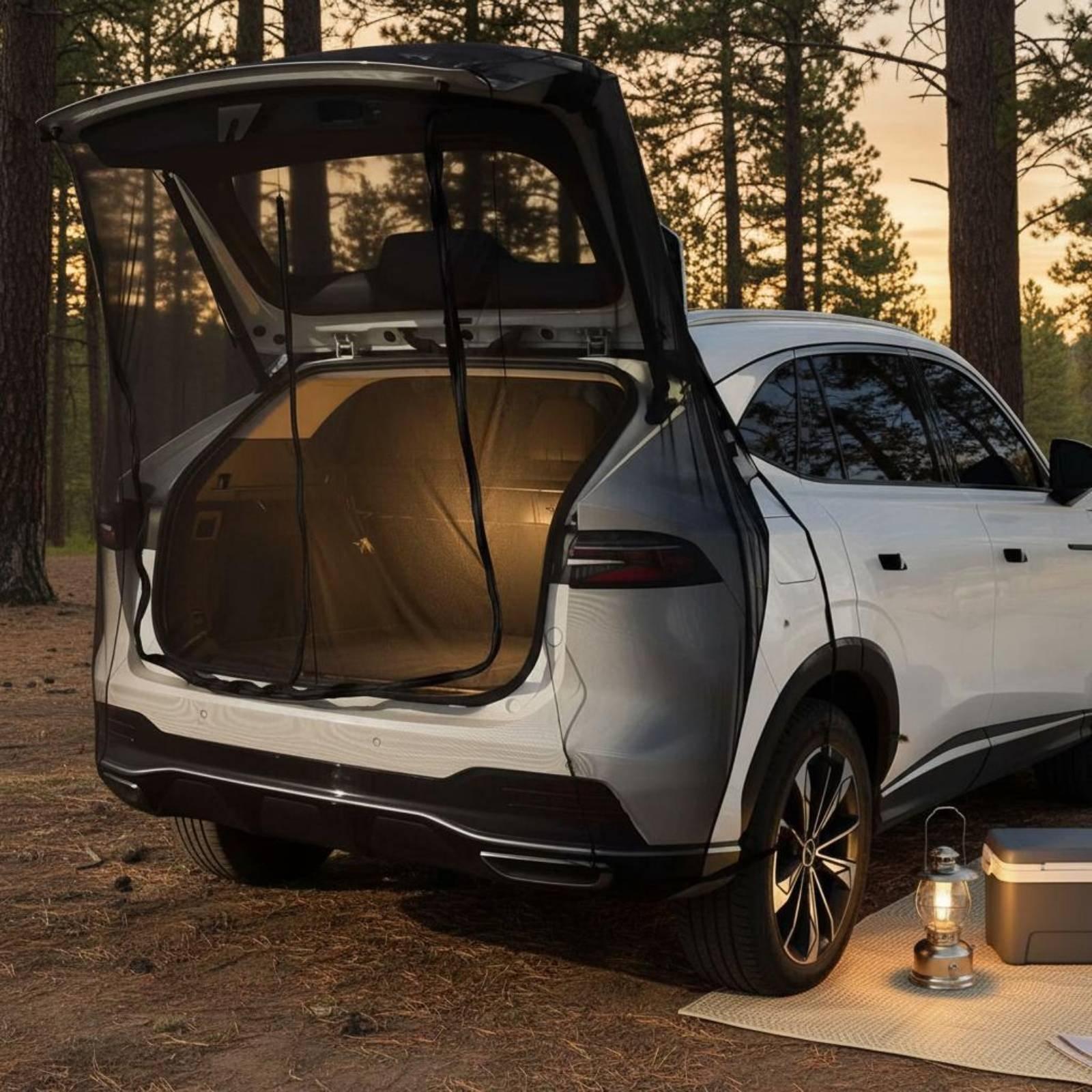 Outdoor Indoor Camping - SUV 차량 트렁크 도킹 텐트용 뒷문