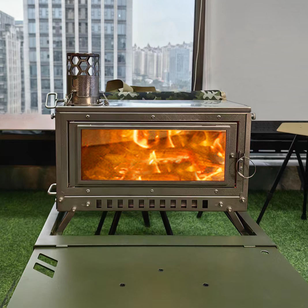 Outdoor Camping Wood Stove - 장작 난로 텐트 스토브 접이식 휴대용