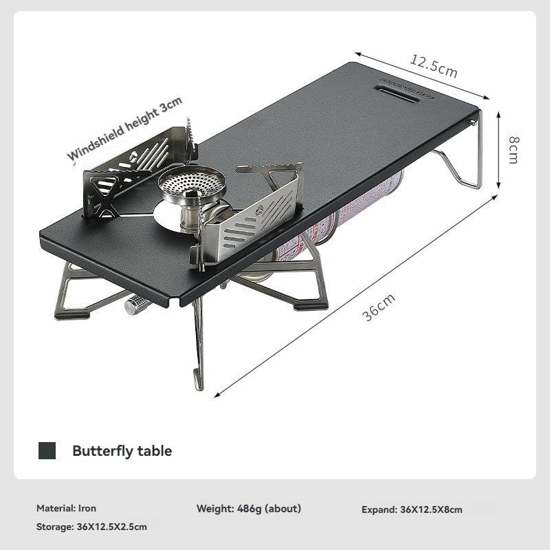 Outdoor Camping Kitchen Set - 캠핑문 GT-3 블랙 휴대용 캠핑 키친