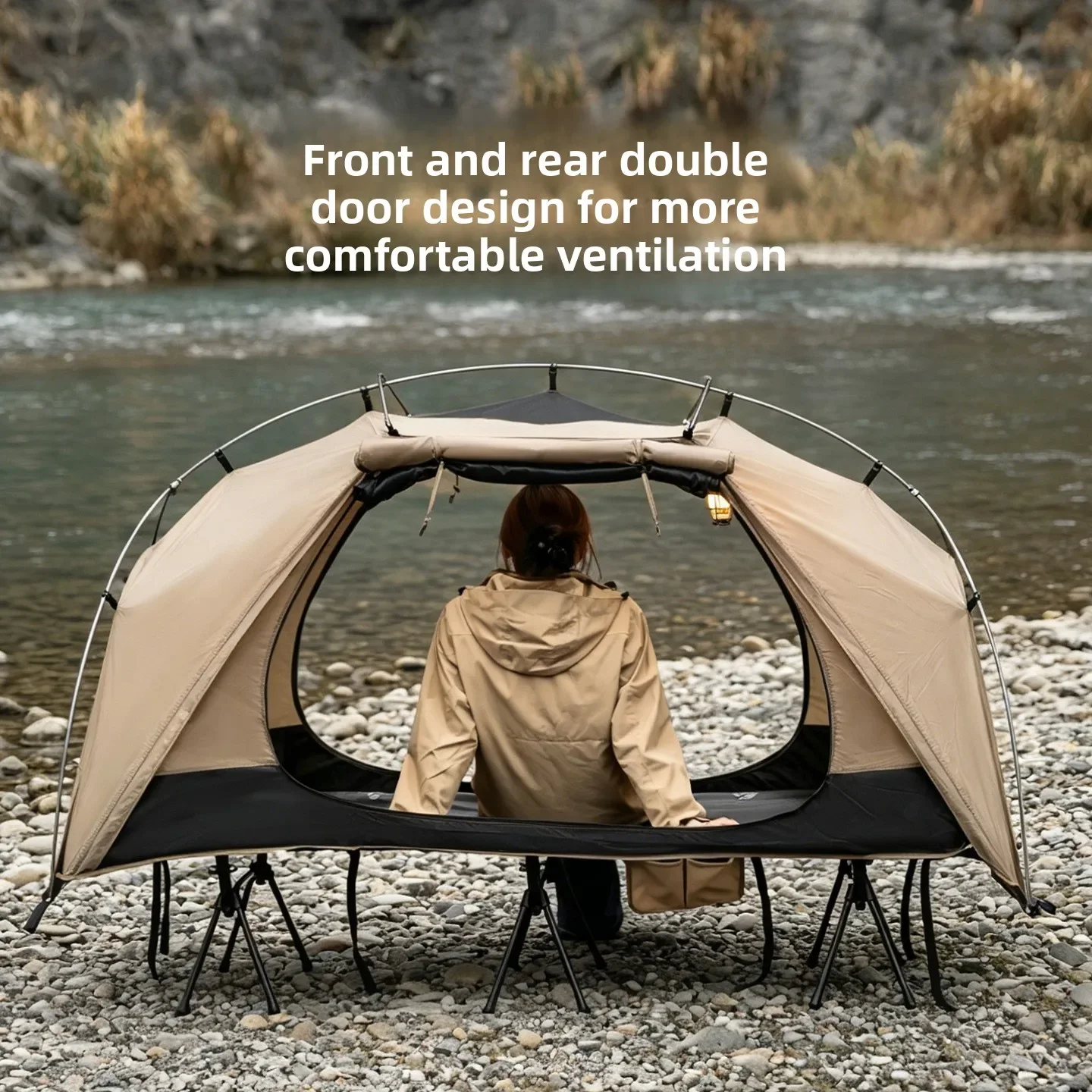 Outdoor Camping Canopy - 마운틴하이커 아웃도어 캠프 침대 텐트 가구