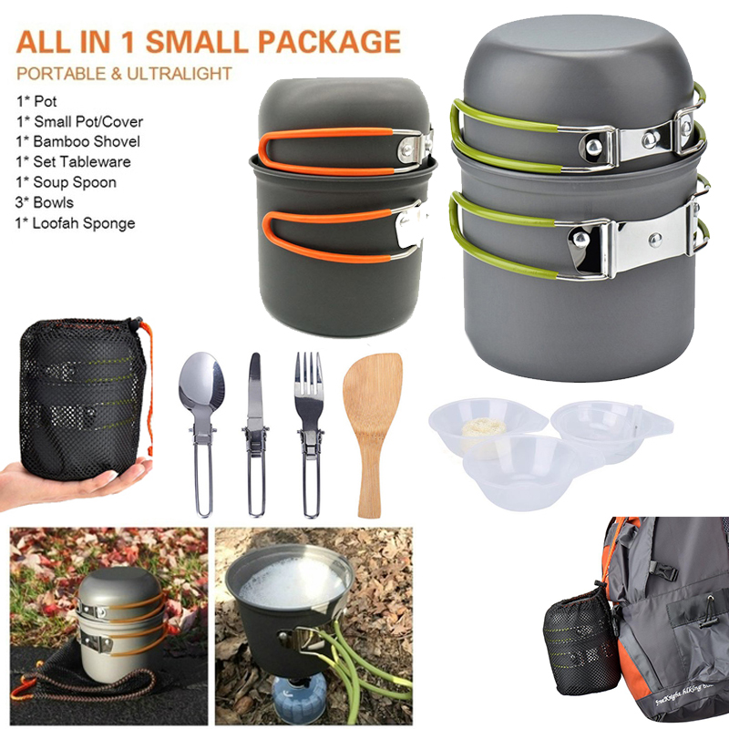 Outdoor Camping Kitchen Set - 새로운 캠핑 냄비 휴대용 야외 세트