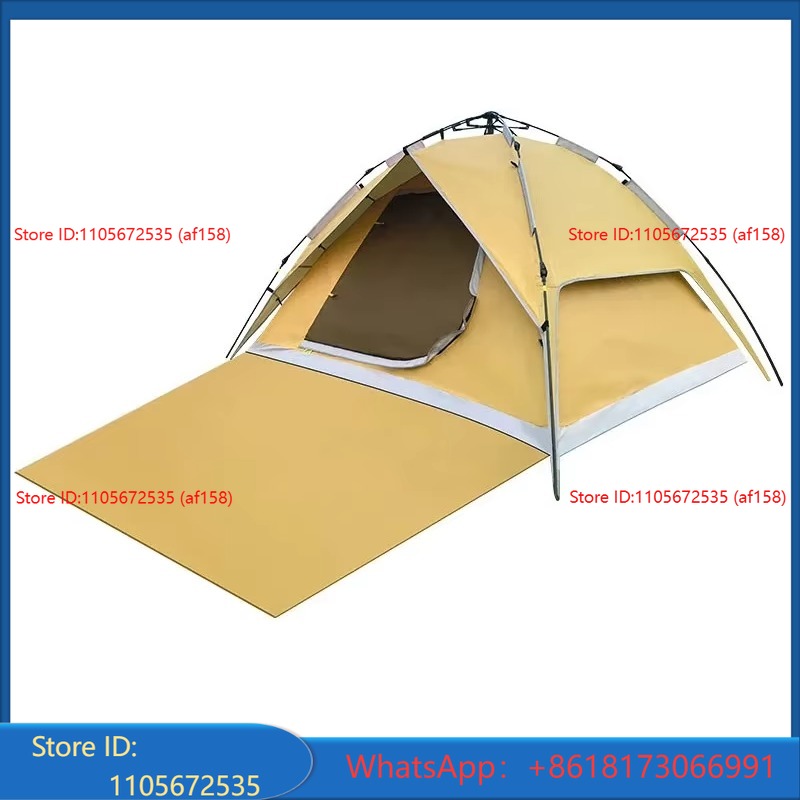 Outdoor Camping Canopy - 휴대용 이중층 피크닉 캠핑 텐트, 4~6인용
