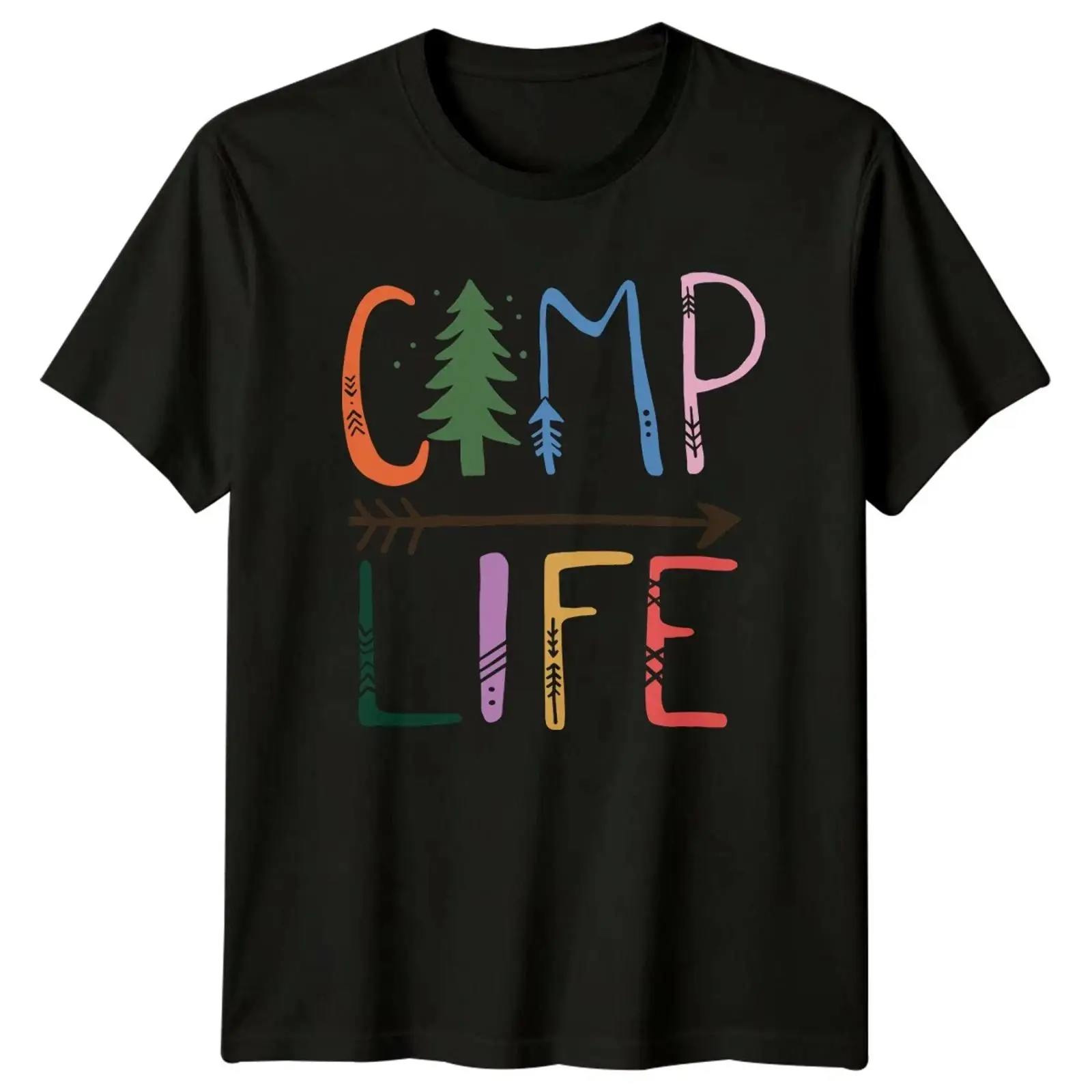 Outdoor Und Camping - 캠프 라이프 티셔츠 Rustikal 야외 캠핑