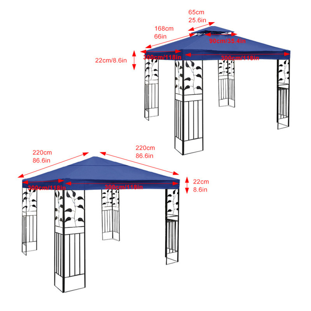 Waterproof Tarp Shelter - 야외 방수 캐노피 교체용 420D 옥스포드