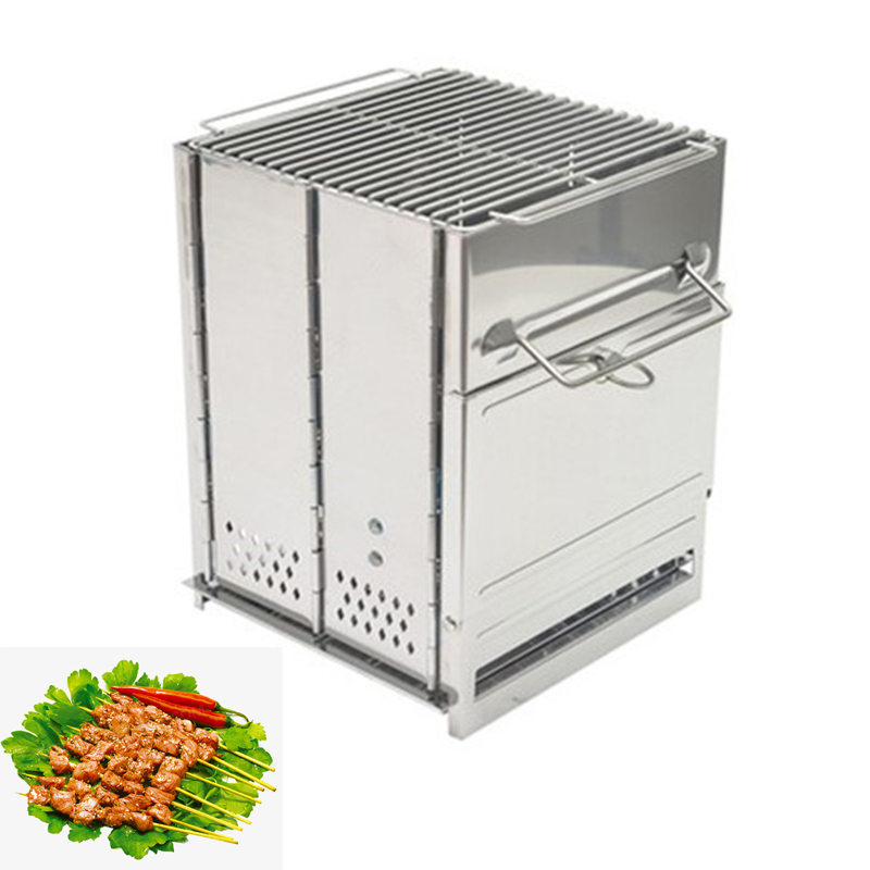 Outdoor Camping Wood Stove - 목재 난로 야외 캠핑 장비 분해