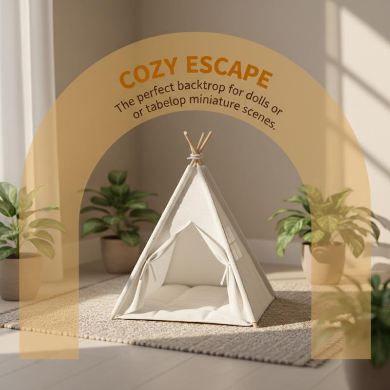 Camping Tent - [JN] 1:12 스케일 캠핑 텐트 모형