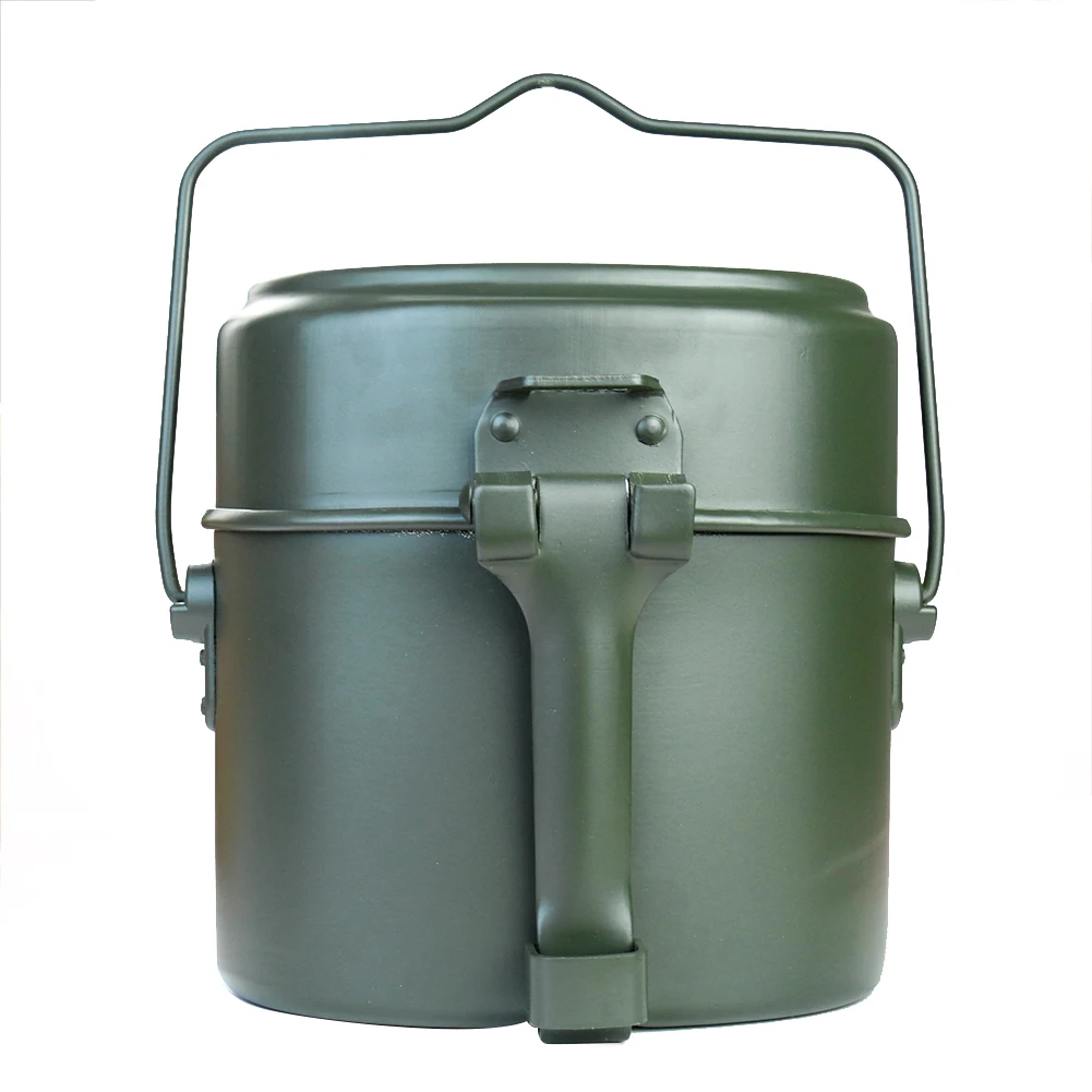 Outdoor Camping Kitchen Set - 휴대용 합금 냄비와 그릇 도시락 세트