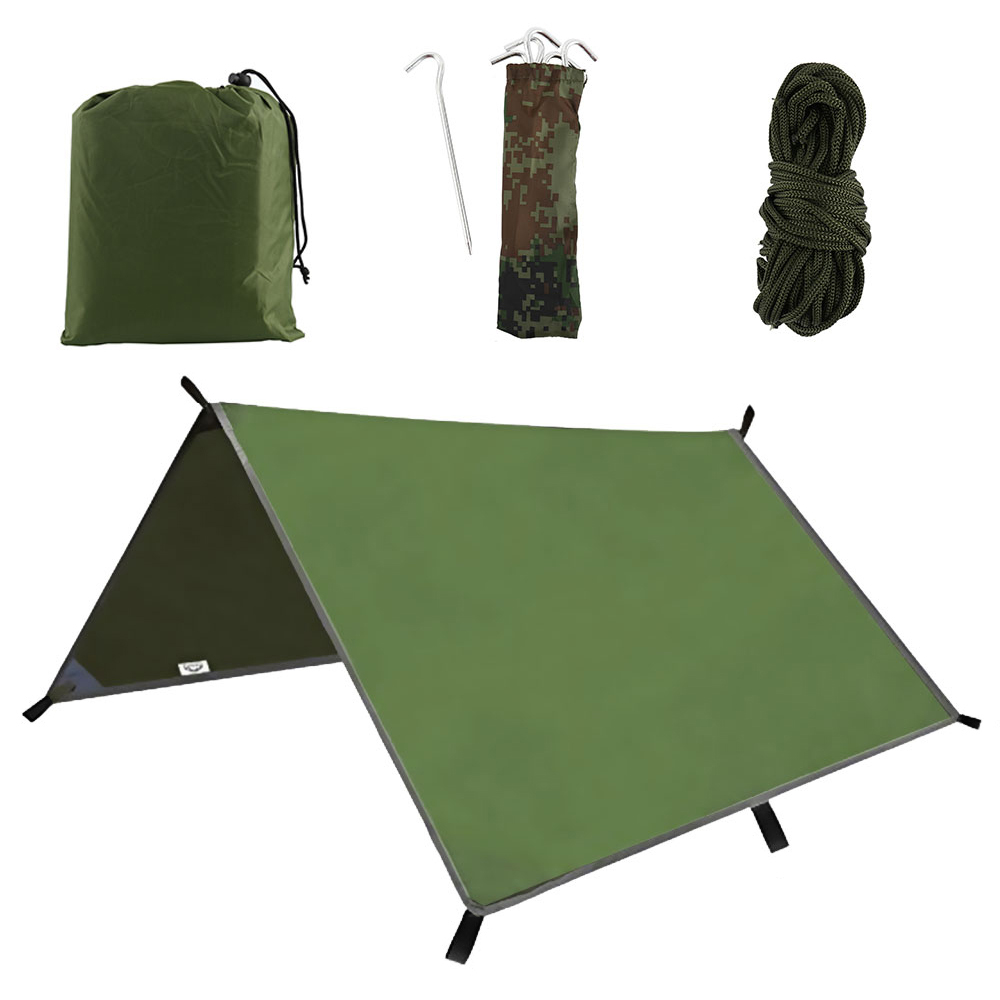 Waterproof Tarp Shelter - 3x3m 방수 차양막 텐트 타프, 해변