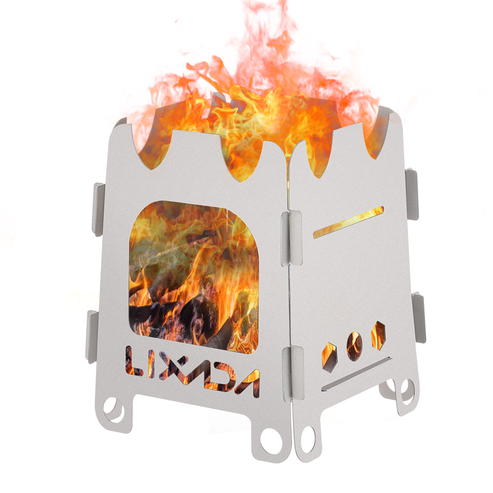 Lixada 티타늄 스테인리스 스틸 야외 캠핑 스토브, - Outdoor Camping Wood Stove 리뷰 및 가격