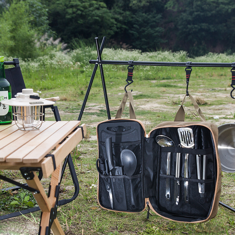 8pcs 캠핑 주방 조리기구 세트 휴대용 가방 야외 여 - Outdoor Camping Kitchen Set 리뷰 및 가격