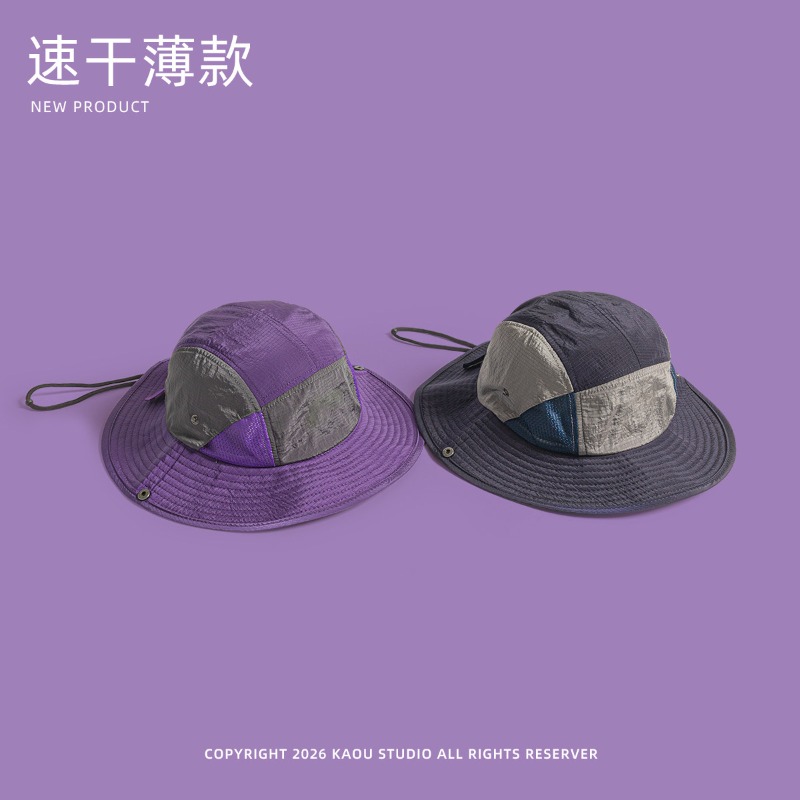 일본식 컬러 블록 썬쉐이드 캠핑 모자 (남녀공용) 야외 - Japanese Outdoor Camping 리뷰 및 가격