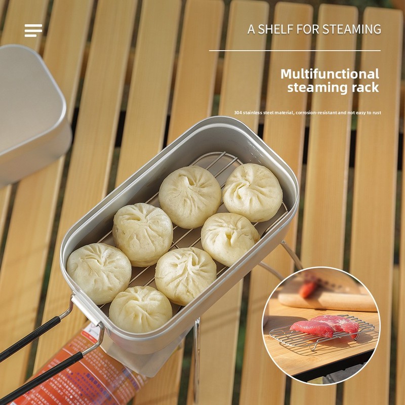 일본산 알루미늄 도시락통 야외용 가열 가능한 손잡이 달 - Japanese Outdoor Camping 리뷰 및 가격