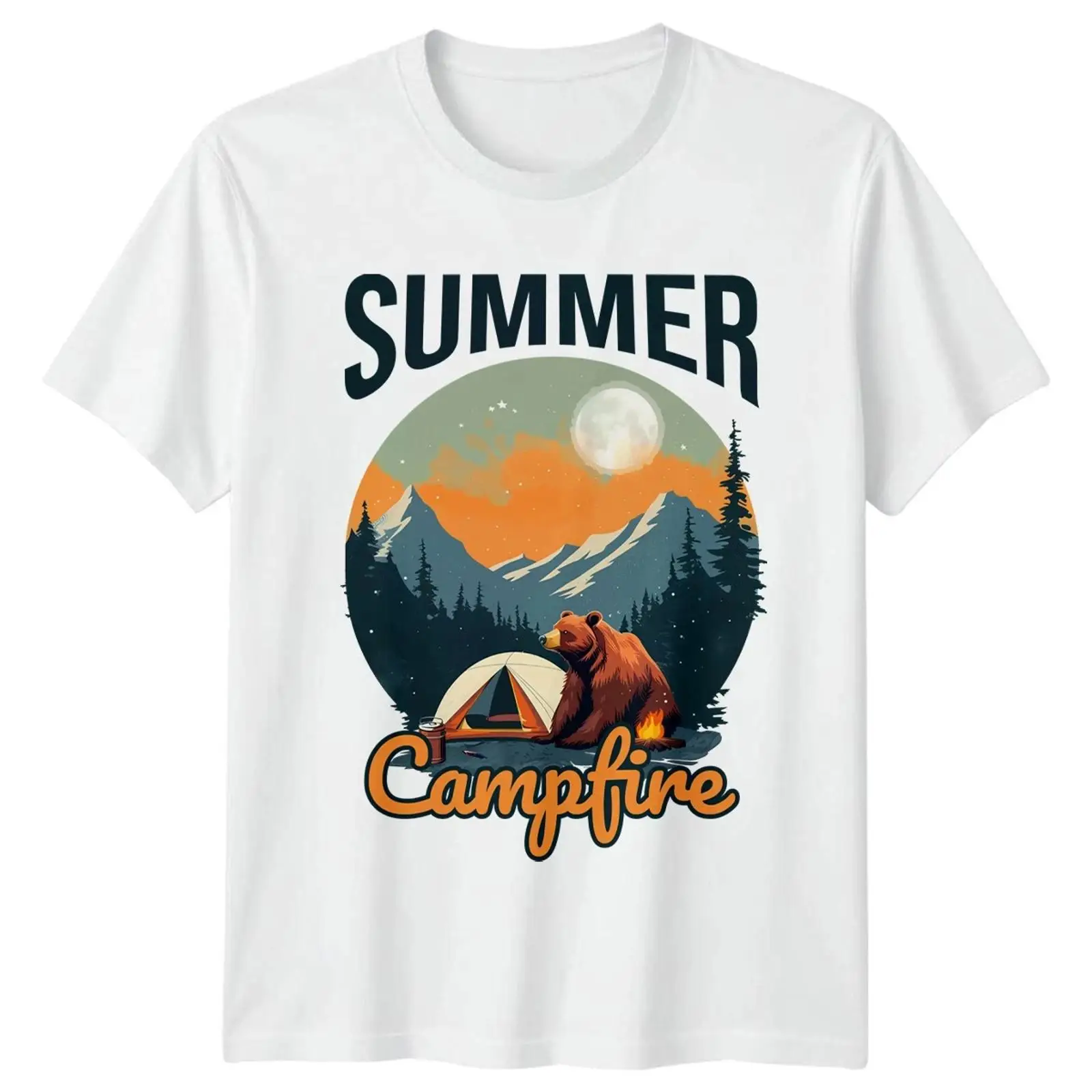 여름 캠핑 화덕 티셔츠 캠핑 야외 모험 선물 그녀와 그 - Outdoor Und Camping 리뷰 및 가격