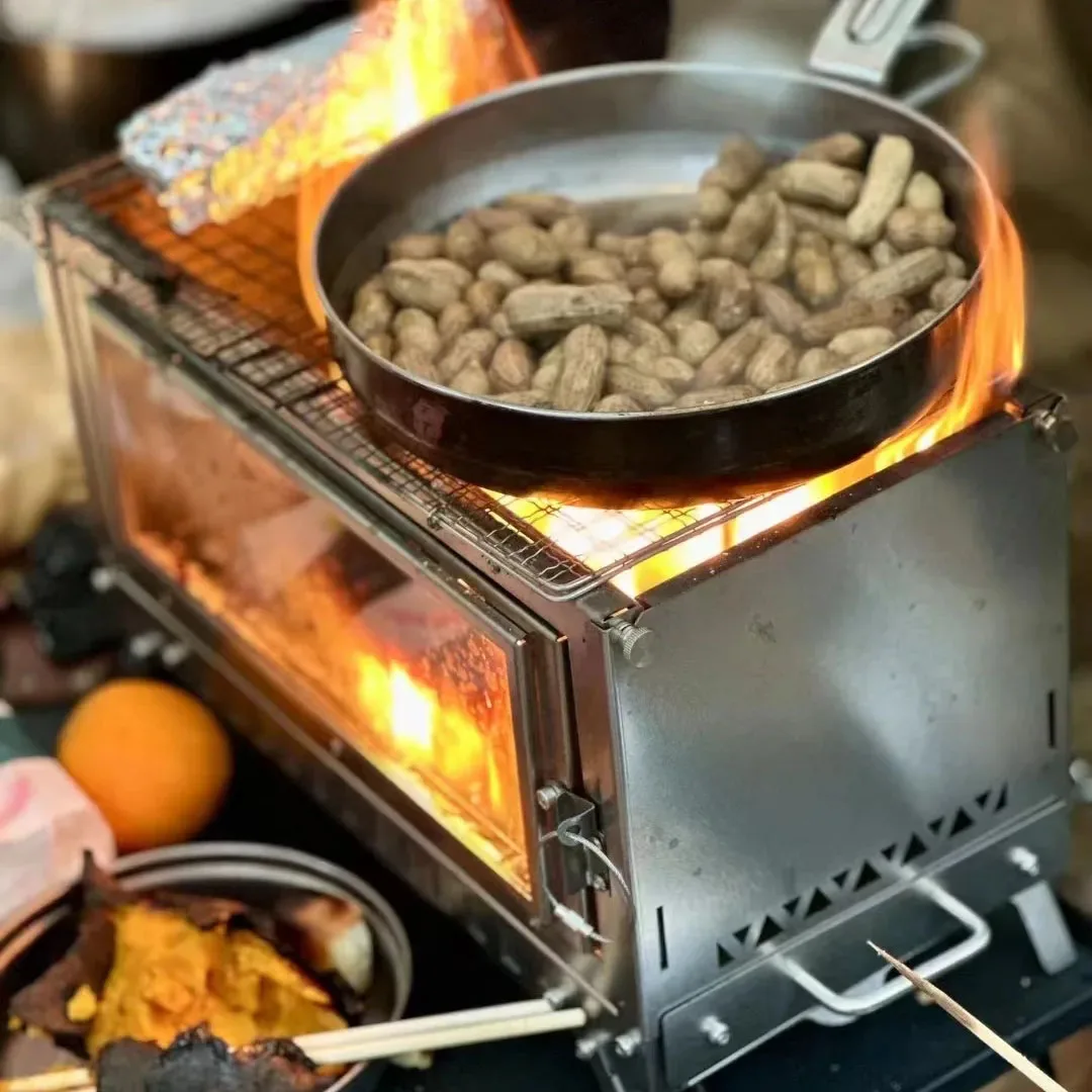 장작 난로 텐트 스토브 접이식 휴대용 화로 나무 난로  - Outdoor Camping Wood Stove 리뷰 및 가격