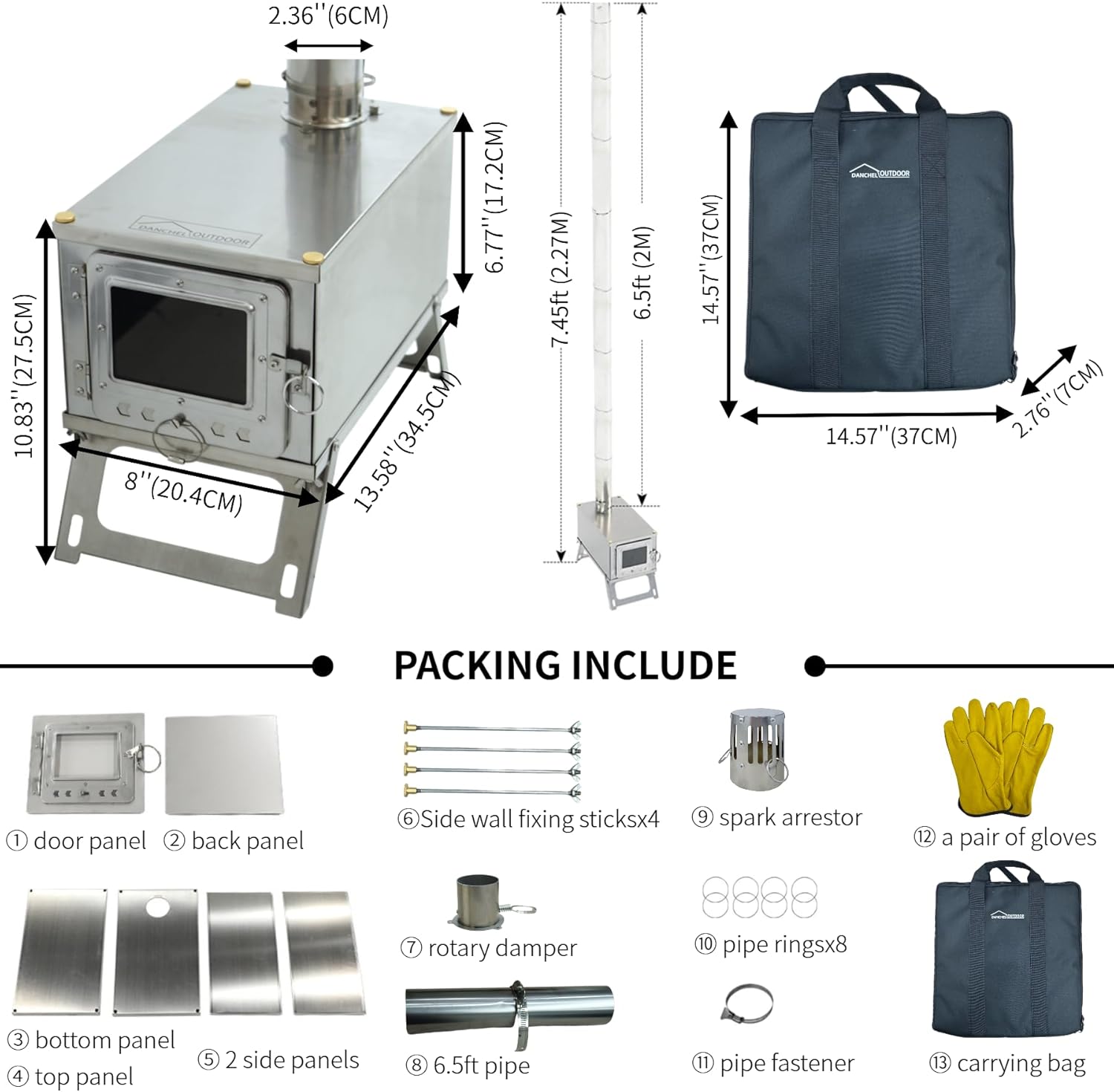 [신제품] 야외용 스테인리스 스틸 스토브, 경량 백팩  - Outdoor Camping Wood Stove 리뷰 및 가격