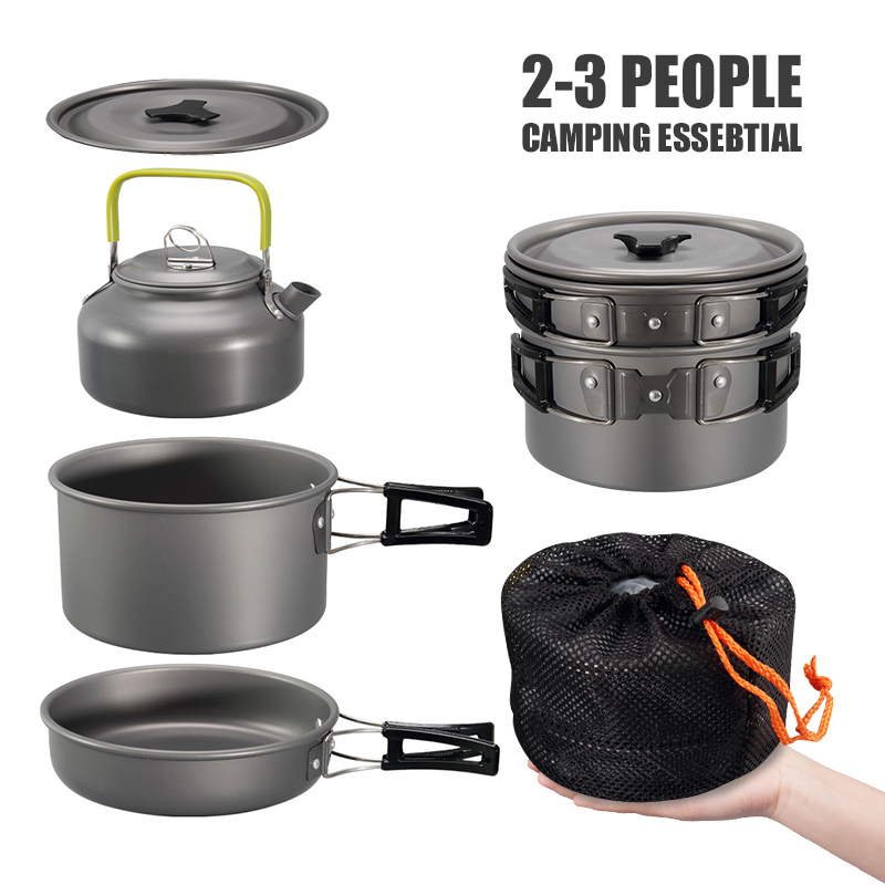WESTTUNE 캠핑 조리기구 키트 알루미늄 야외 휴대 - Outdoor Camping Outfit 리뷰 및 가격