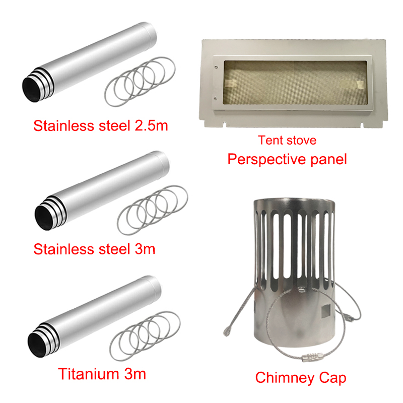 캠핑용 나무 난로 굴뚝 캡 62mm 스테인리스 스틸 스 - Outdoor Camping Wood Stove 리뷰 및 가격