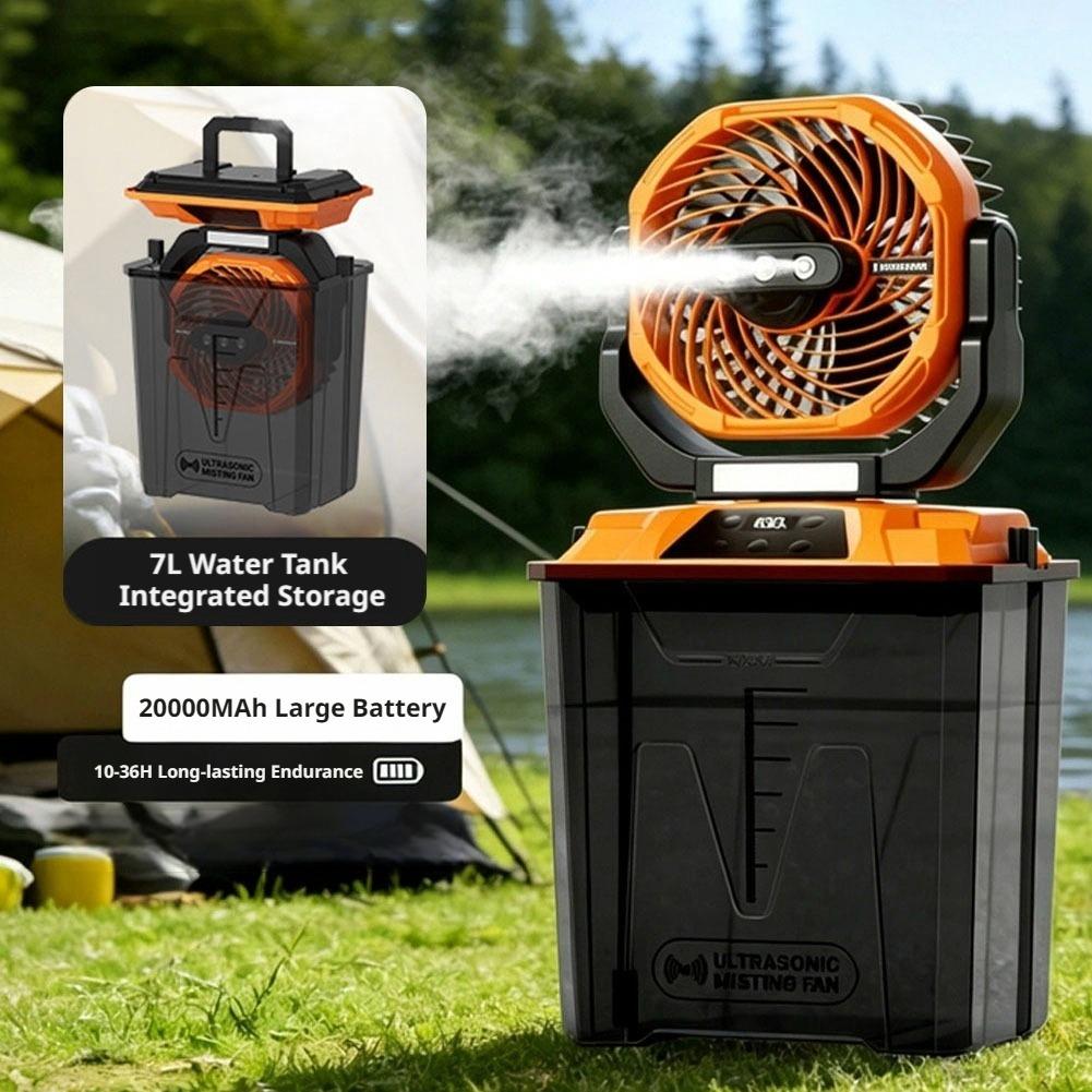 새로운 야외 미스트 팬 캠핑용 냉각 휴대용 팬 텐트 조 - Outdoor Camping Fan 리뷰 및 가격