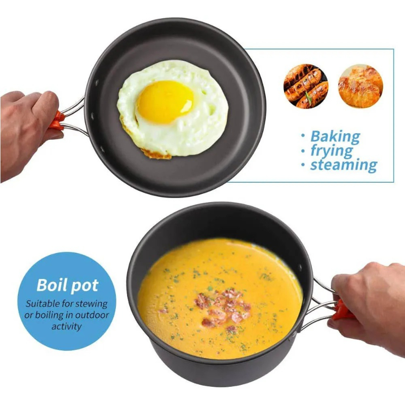 캠핑 요리 세트, 야외 주방용품 세트, 알루미늄 휴대용 - Outdoor Camping Kitchen Set 리뷰 및 가격