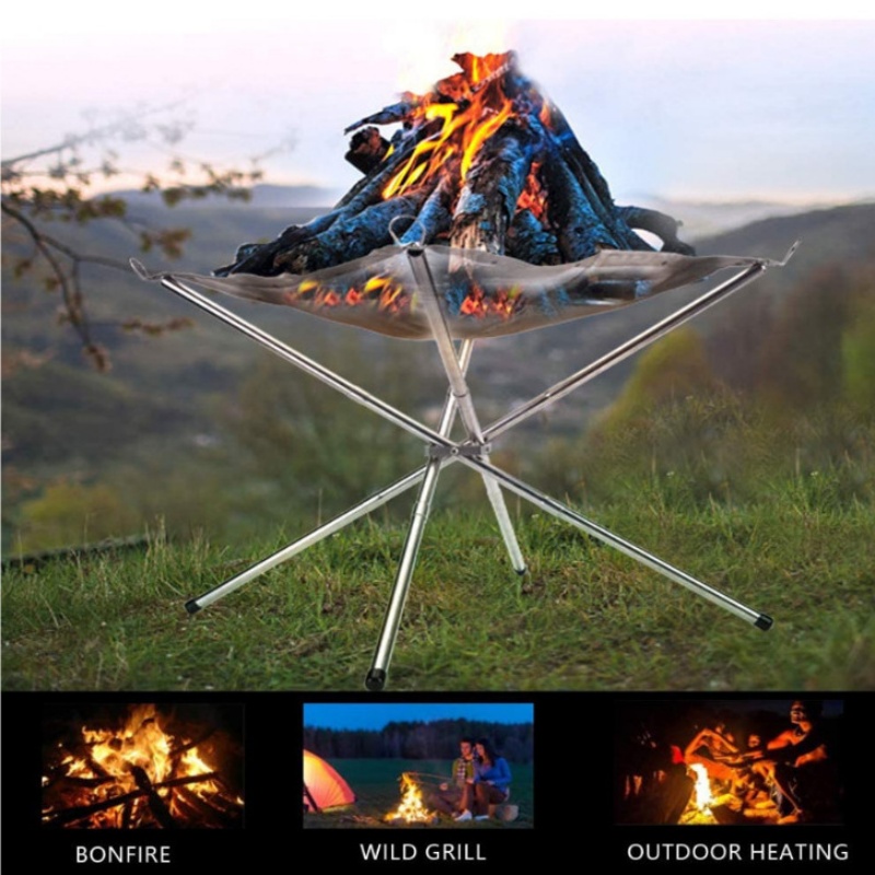 야외 바베큐 모닥불 랙 휴대용 캠핑 화덕 그릴 스테인리 - Outdoor Camping Wood Stove 리뷰 및 가격