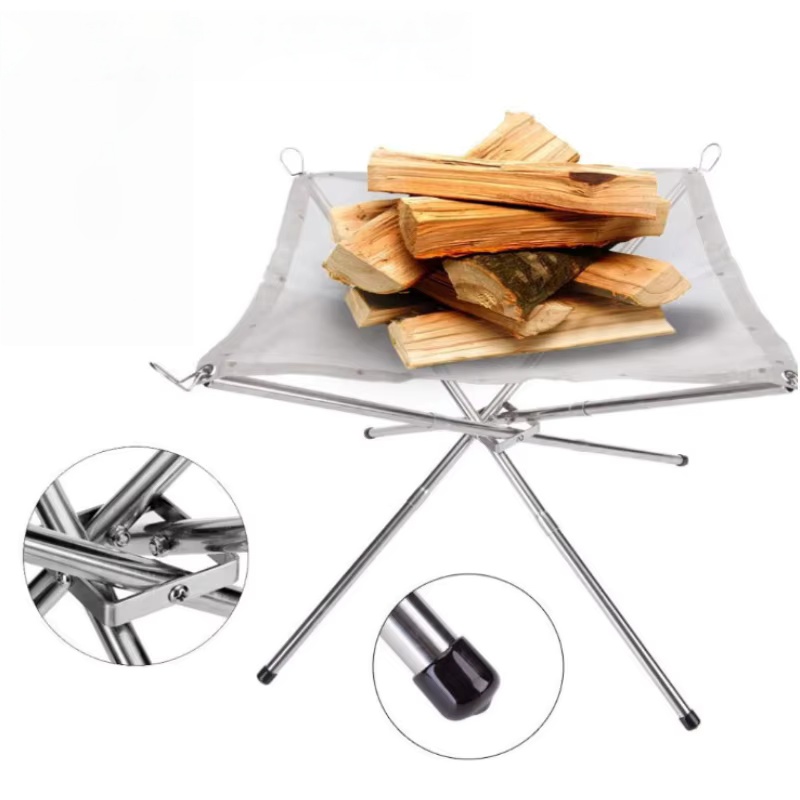 야외 바베큐 모닥불 랙 휴대용 캠핑 화덕 그릴 스테인리 - Outdoor Camping Wood Stove 리뷰 및 가격
