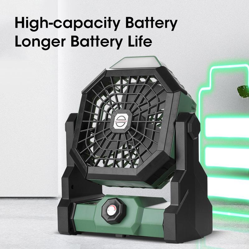 LED 랜턴과 10000mAh 캠핑 팬 휴대용 배터리  - Outdoor Camping Fan 리뷰 및 가격