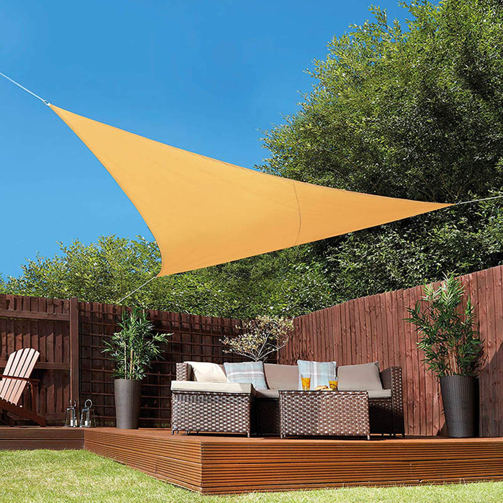 6x6x6 m 삼각형 태양 대피소 방수 태양 그늘 세일 - Waterproof Tarp Shelter 리뷰 및 가격
