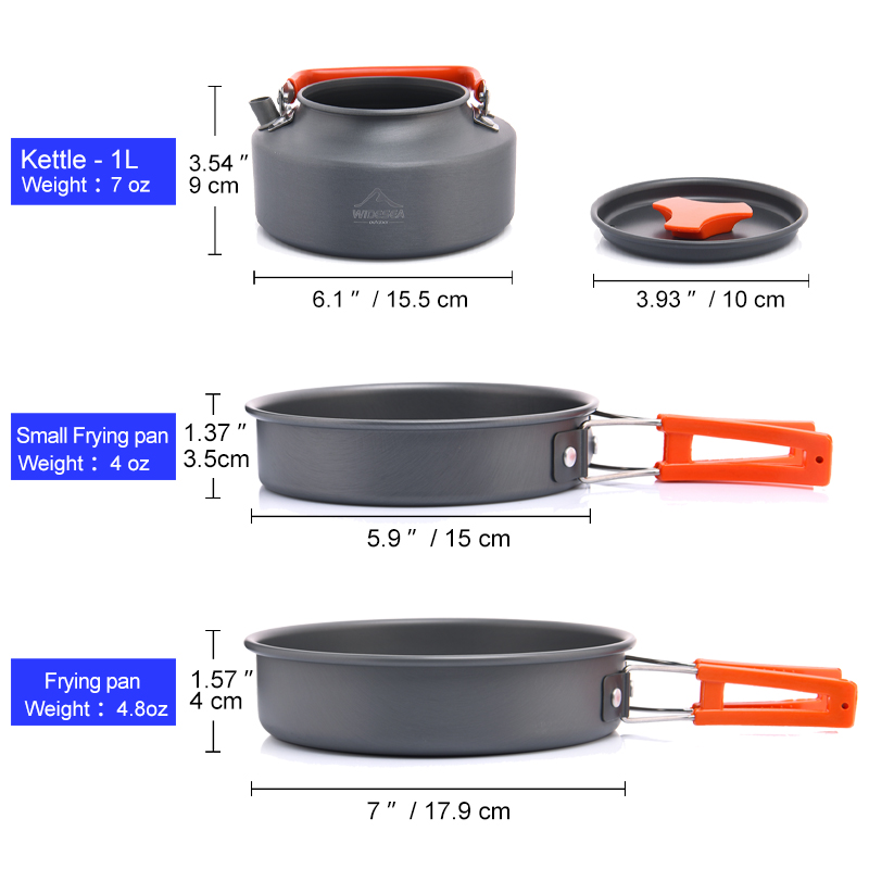 Widesea 캠핑 야외 조리기구 세트 식기 요리 칼  - Outdoor Camping Kitchen Set 리뷰 및 가격