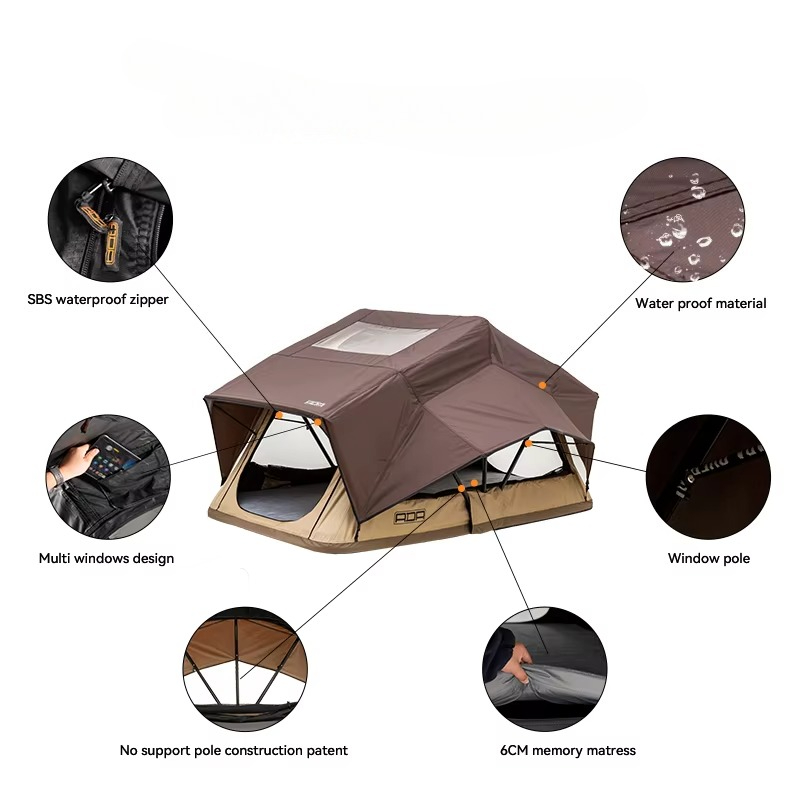 오버랜드 소프트쉘 루프탑텐트 방수 캠핑 4X4 오프로드 - Camping Tent 리뷰 및 가격