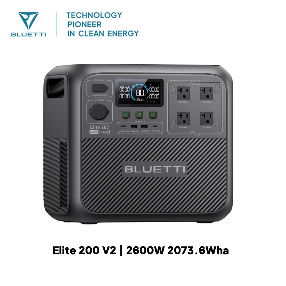 【리뉴얼】BLUETTI Elite 200 V2 휴대용  - Outdoor Camping Outfit 리뷰 및 가격