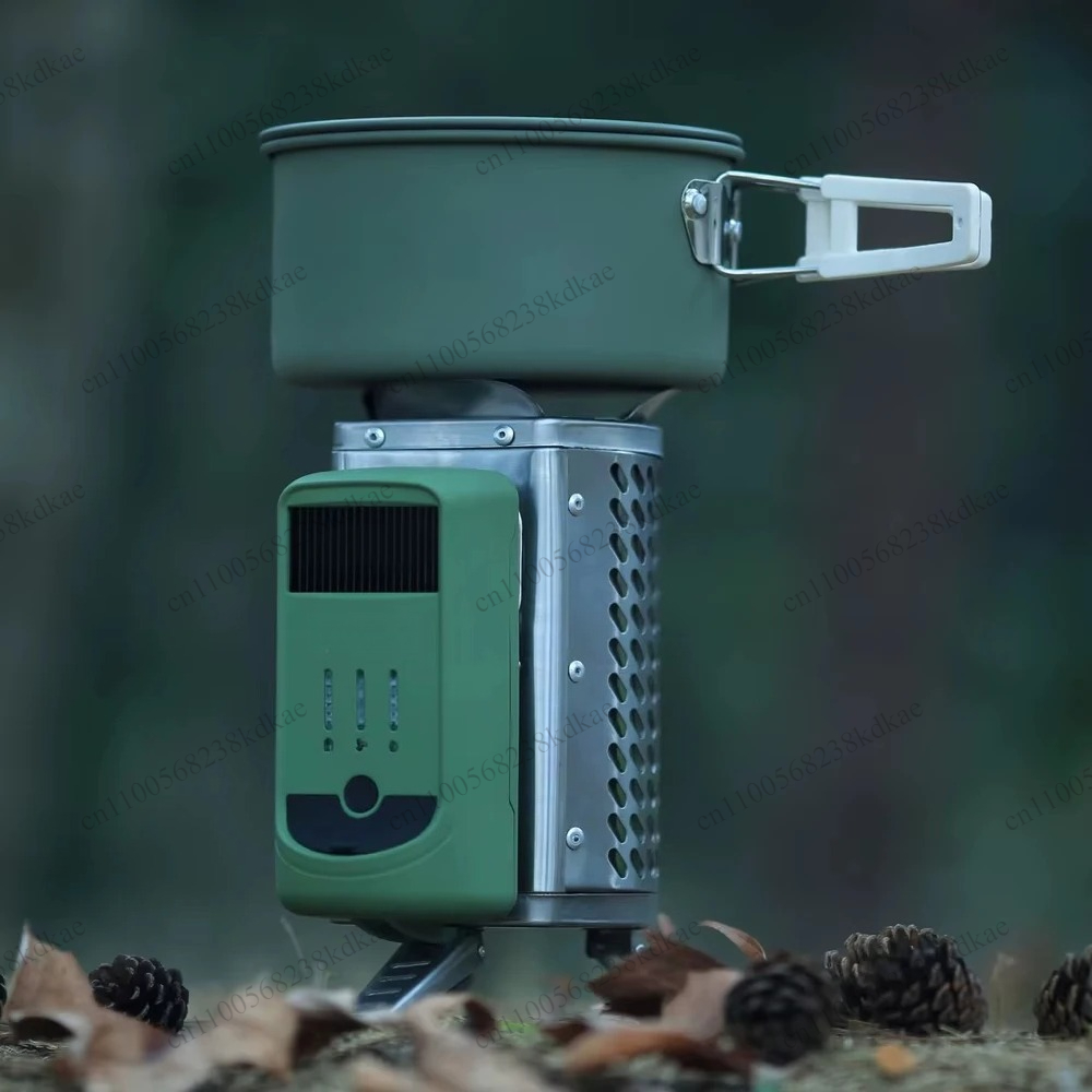 무연 휴대용 나무 캠핑 스토브 USB 발전 야외 난방  - Outdoor Camping Wood Stove 리뷰 및 가격