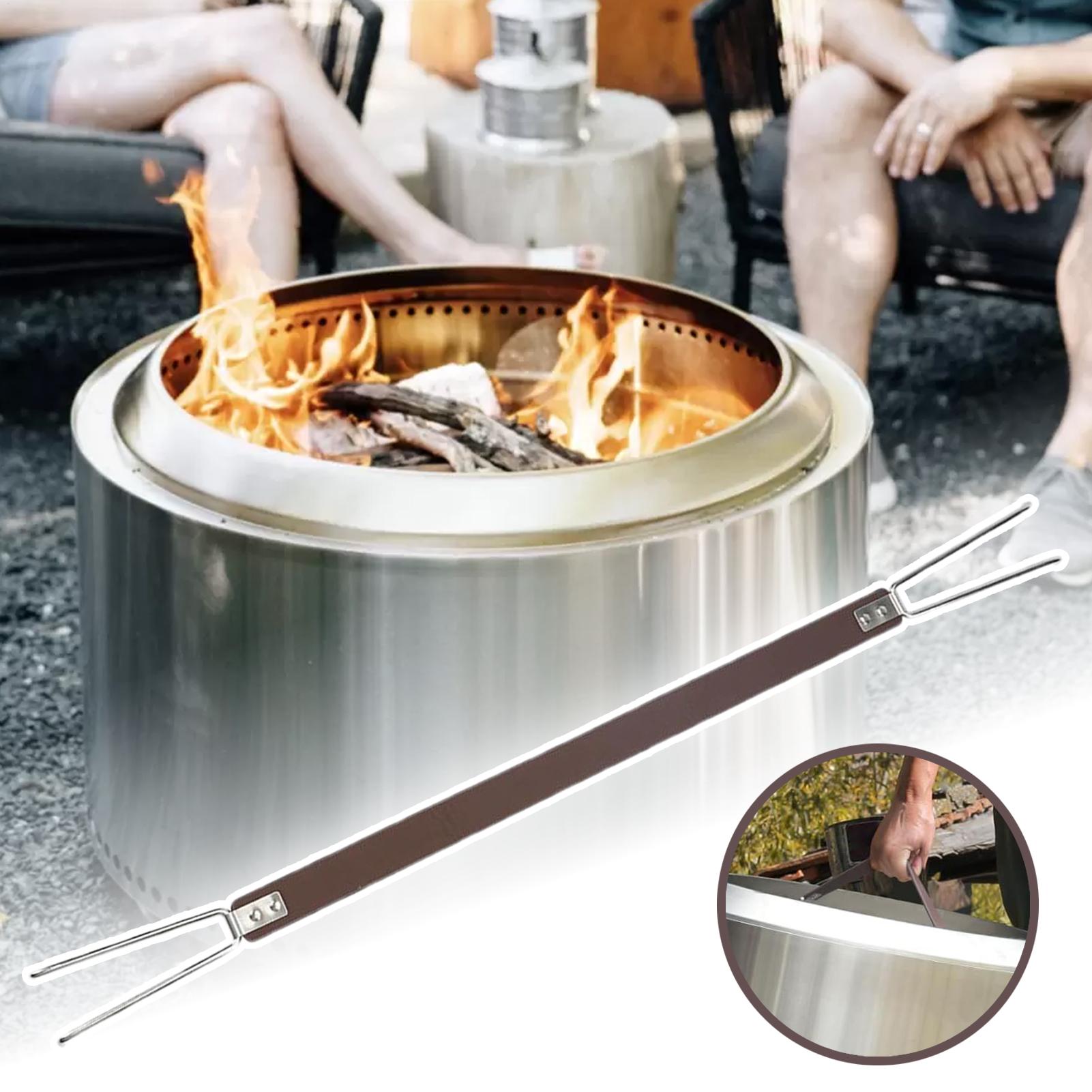 화덕 뚜껑 손잡이, 화덕 도구, 휴대용 손잡이, 스테인 - Outdoor Indoor Camping 리뷰 및 가격