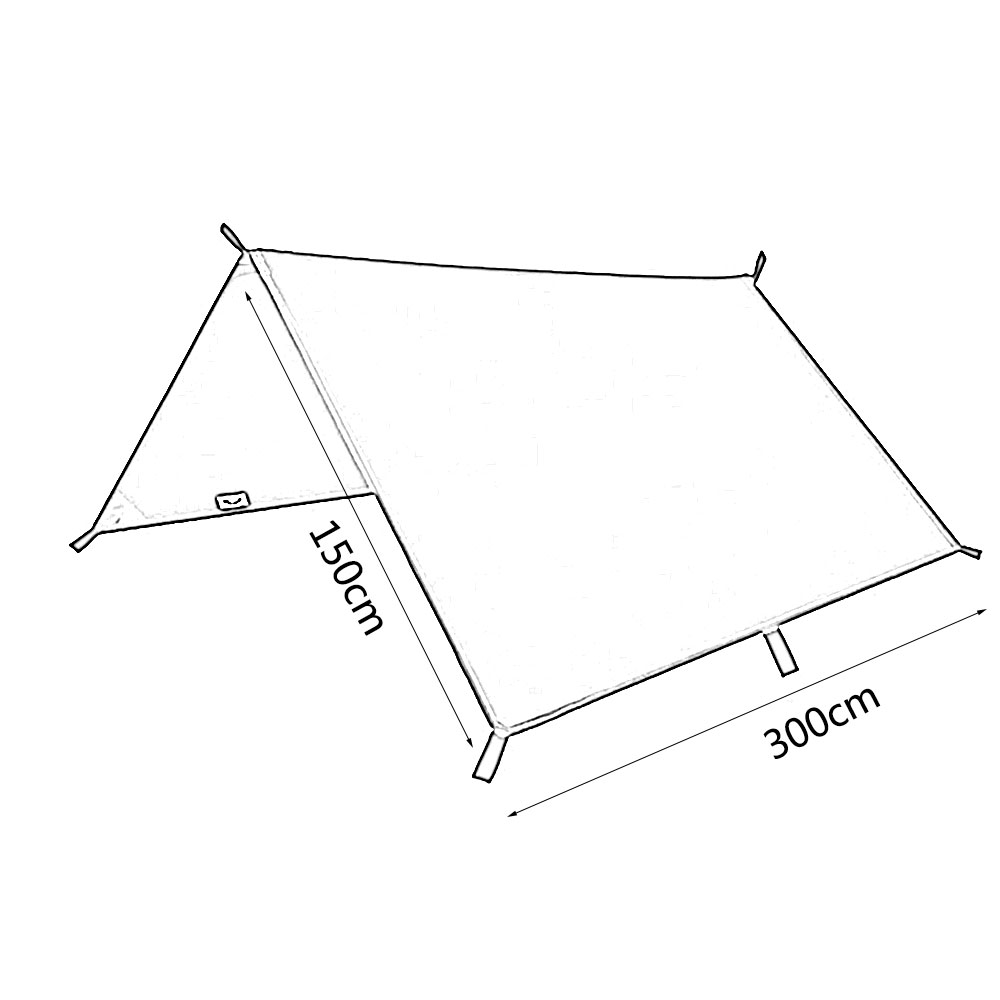 3x3m 방수 차양막 텐트 타프, 해변 그늘막, 야외  - Waterproof Tarp Shelter 리뷰 및 가격